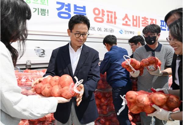 경북도, 양파 가격 하락에 소비촉진·수출 확대 총력 기사 이미지