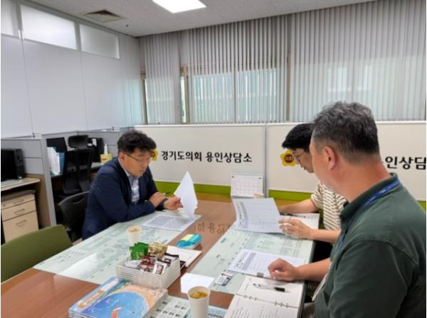 경기도의회 김성태 의원, 남사읍·삼가동 출퇴근 시간대 광역버스 운행 현황 점검 기사 이미지