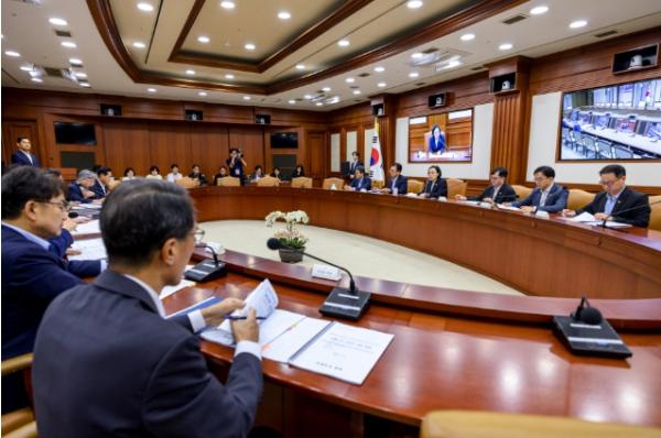 한성숙 국무총리, 제12회 국가정책조정회의 주재 기사 이미지